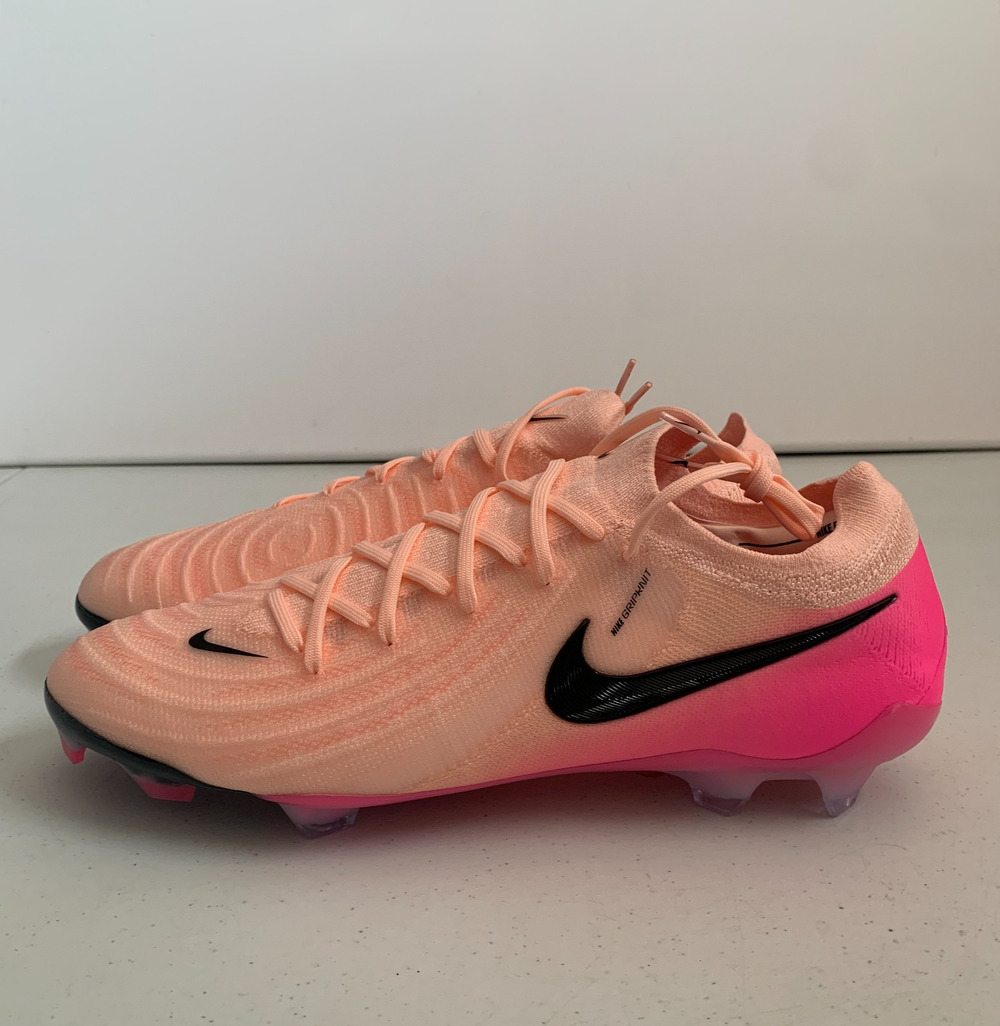 Nike Size 13 Phantom GX Elite 2 FG Crimson Prism Pink Soccer Cleats FJ2559-800